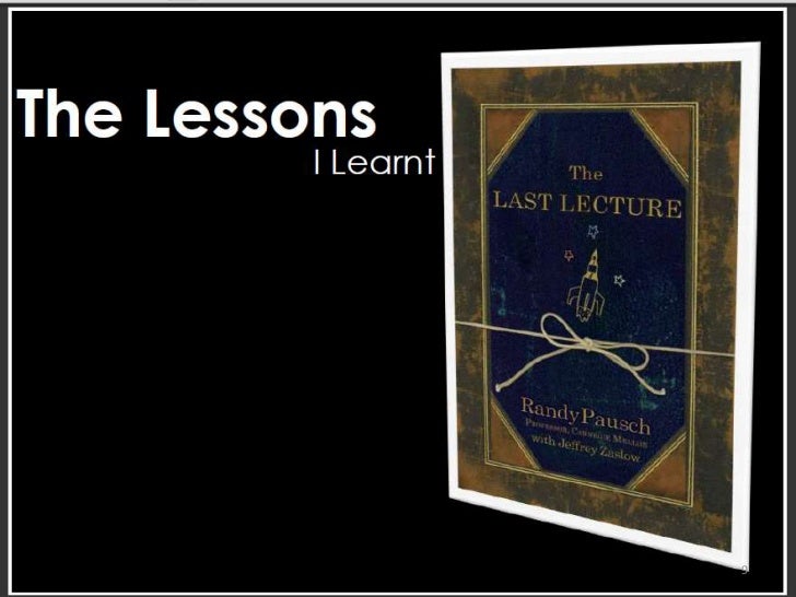 last lecture book pdf